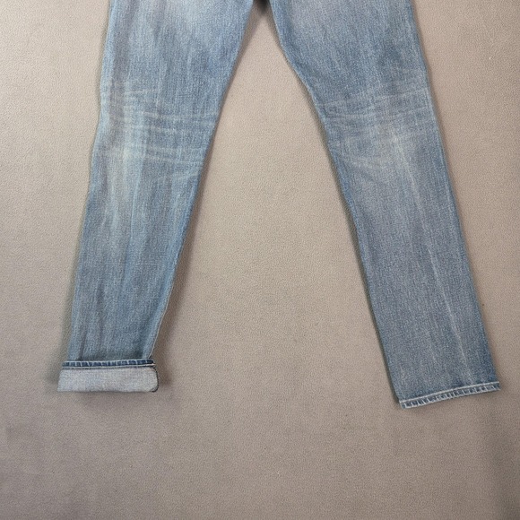 Hiroshi Kato Jeans Mens Selvedge Light Wash Blue Pen Slim Stretch Fits 30x33 - Picture 4 of 15